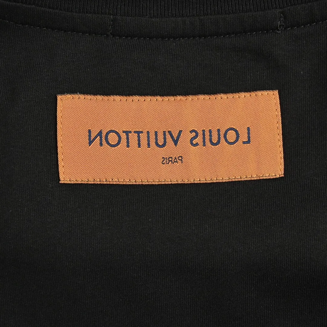 Louis Vuitton/Louis Vuitton 24ss embroidered three-letter short sleeves